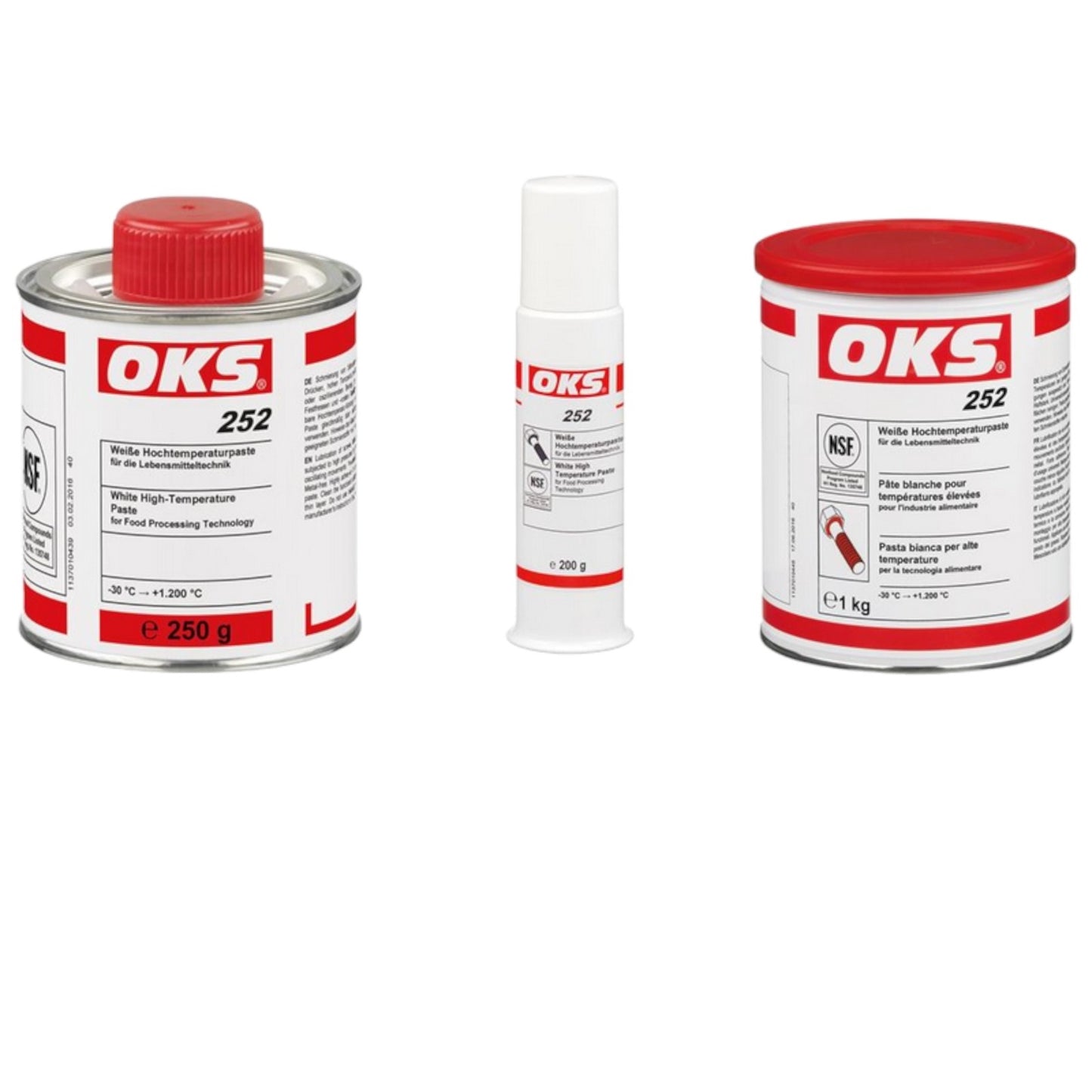 OKS 252 | Weiße Hochtemperaturpaste | 250g Pinseldose