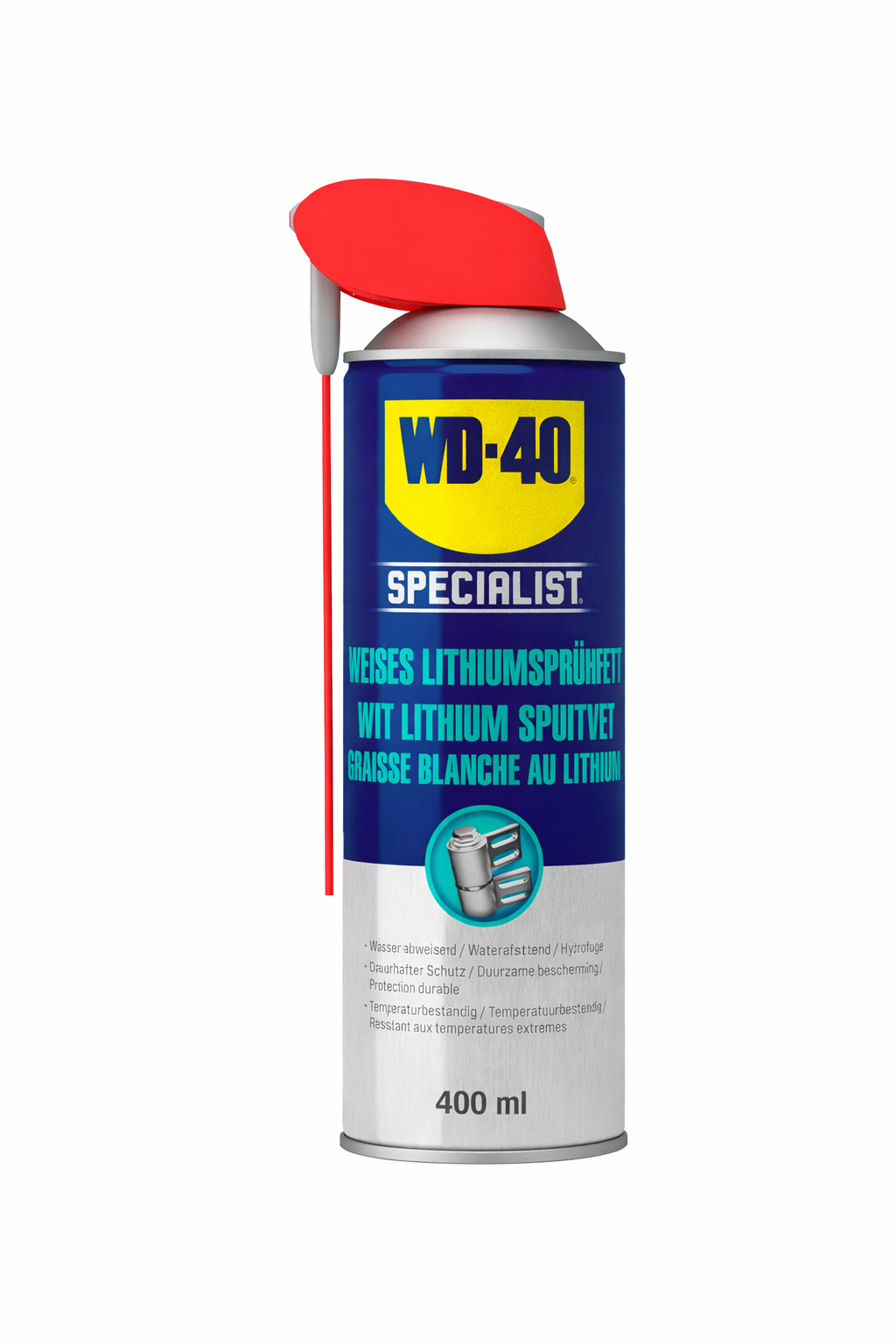 WD-40 Weißes Lithiumsprühfett - 400ml Smart Straw Spraydose