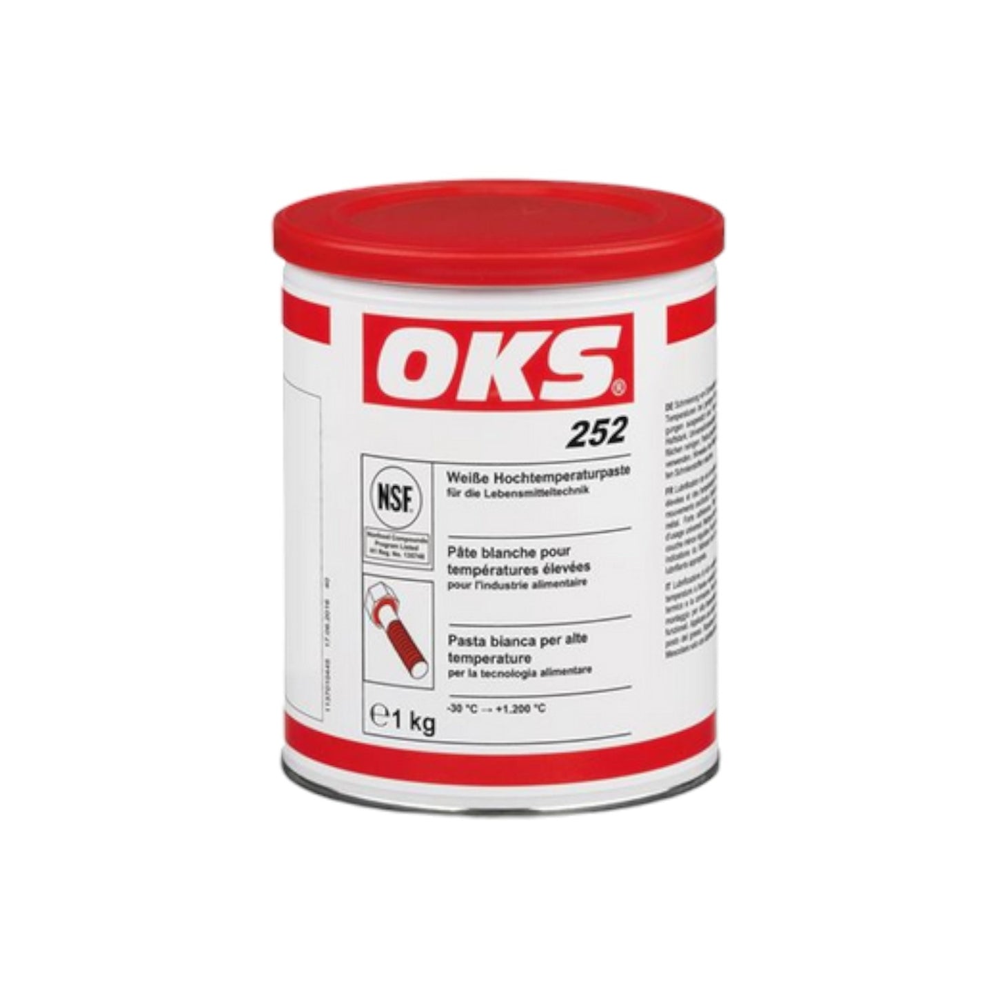 OKS 252 | Weiße Hochtemperaturpaste | 1kg Dose